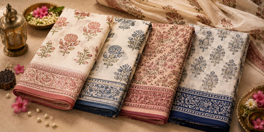 Sanganeri Sarees: Celebrating the Art of Rajasthan's Finest Hand Block Printing