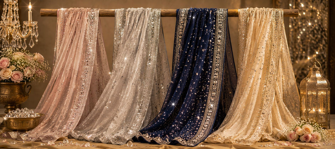 Swarovski Sarees: When Elegance Meets Subtle Sparkle