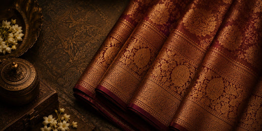 Banarasi Sarees: Pure Silk, Hand Woven Zari, Straight from Varanasi