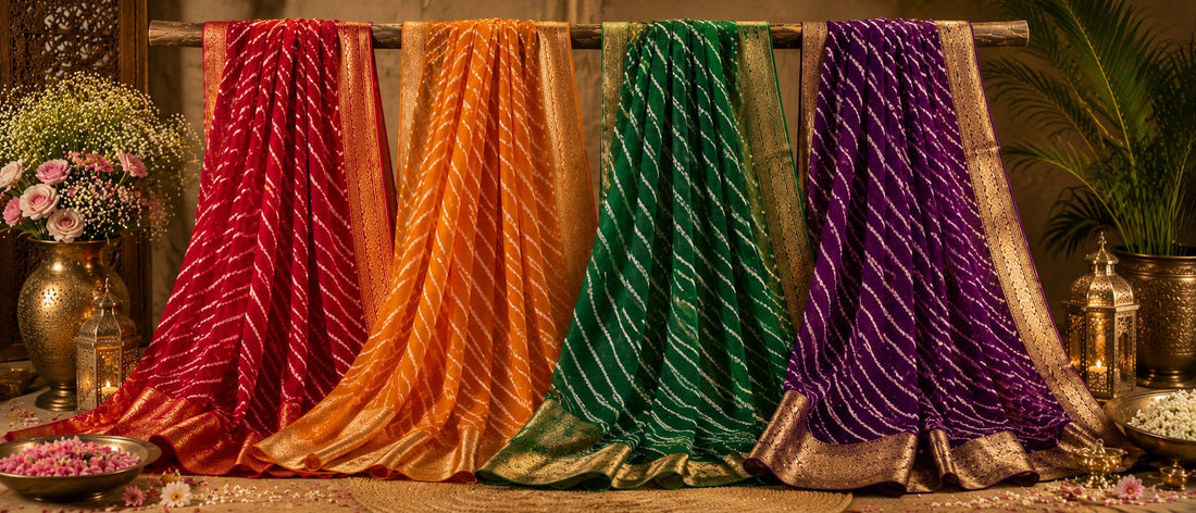 Leheriya Sarees: The Colours and Waves of Rajasthan