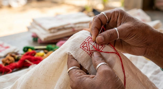 5,000 Stitches, No Knots: The Geometric Wonder of Kasuti Embroidery