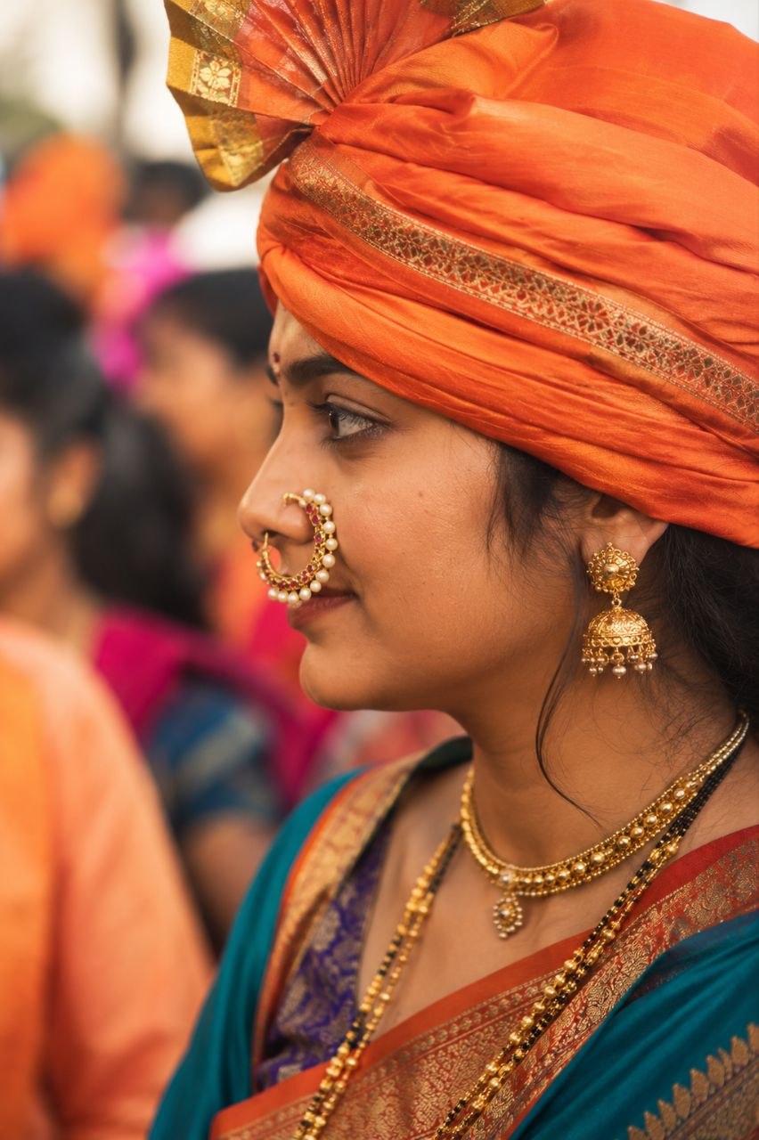 The Royal Crescent: Decoding the Elegance of the Maharashtrian Nath