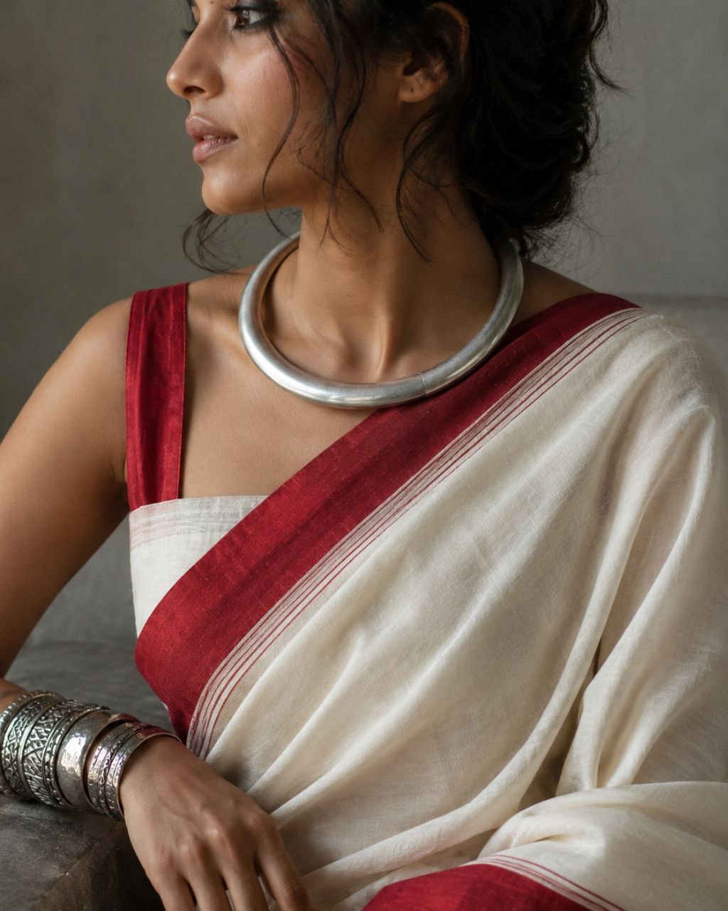 The History and Styling of Bengal’s Iconic Red and White Saree