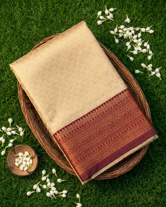 Rich Maroon Saree