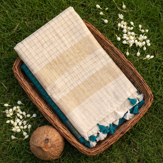 Moon Linen Saree