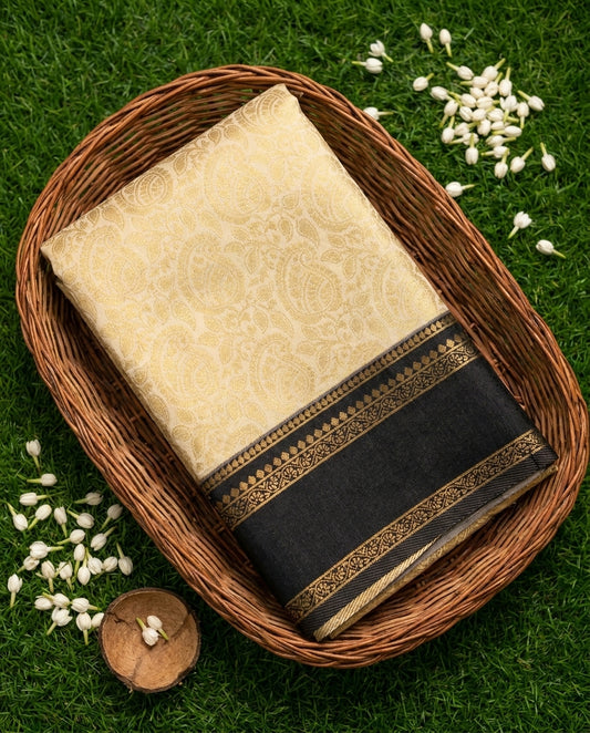 Midnight Gold Saree