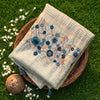 Pastel Checks Embroidered Saree