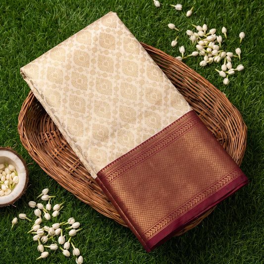 Rohini Silk Brocade Saree