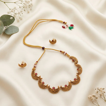 Royal Chandbali Necklace Set