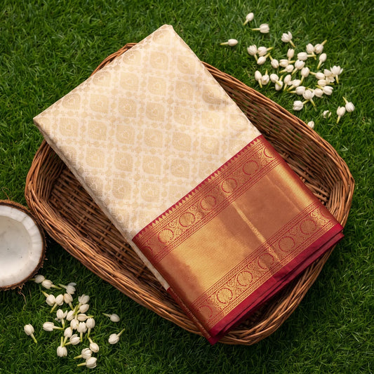 Rohini Silk Brocade Saree [RHA]