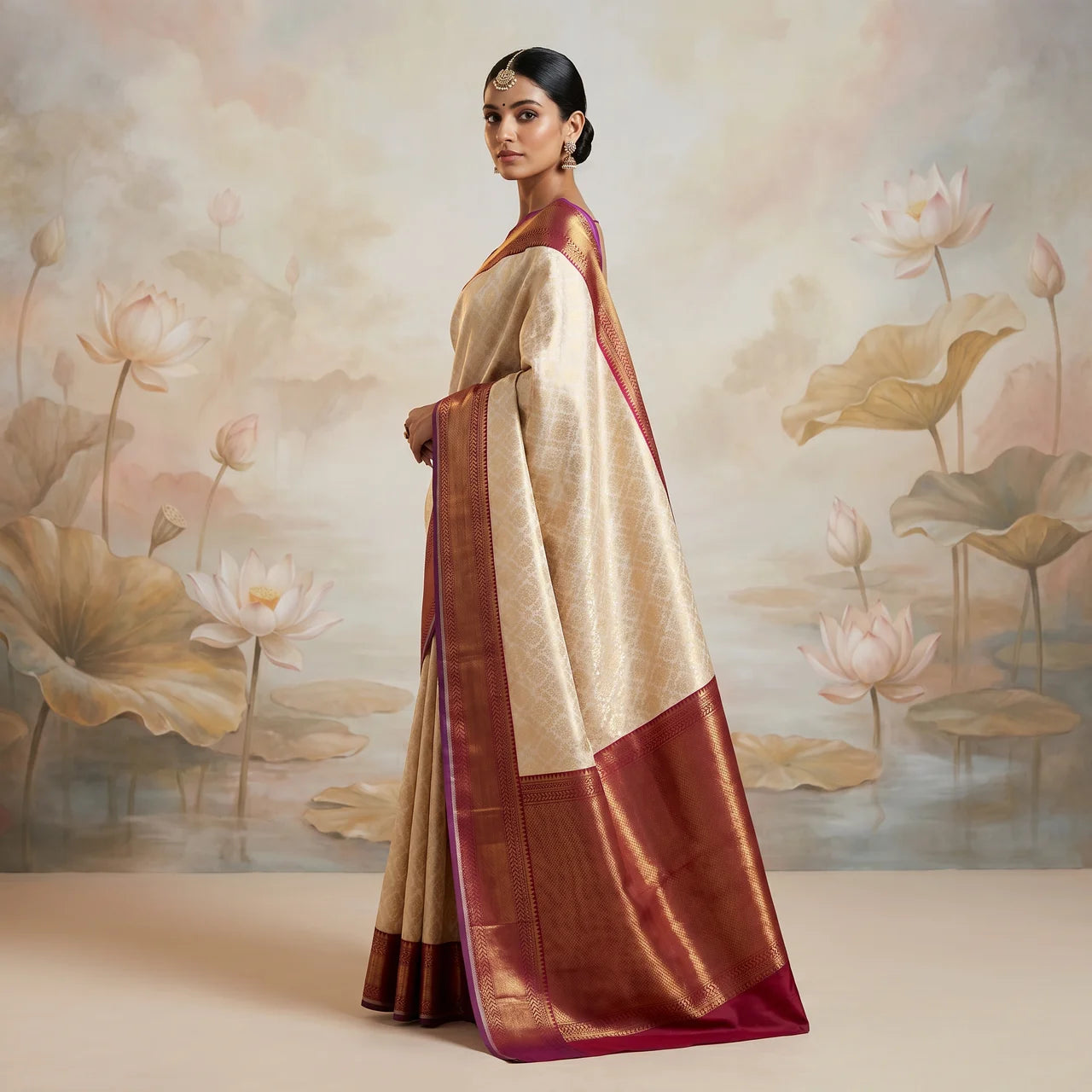 Rohini Silk Brocade Saree [RHA]