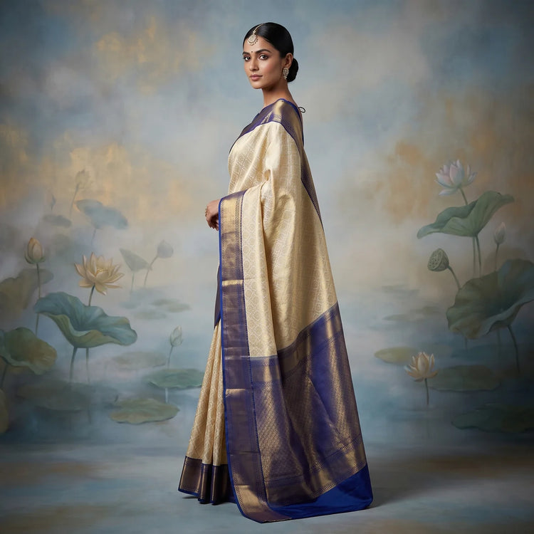 Vedha Silk Brocade Saree