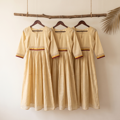 Onam Kasavu Manjari Stripe Kurta [OKY]